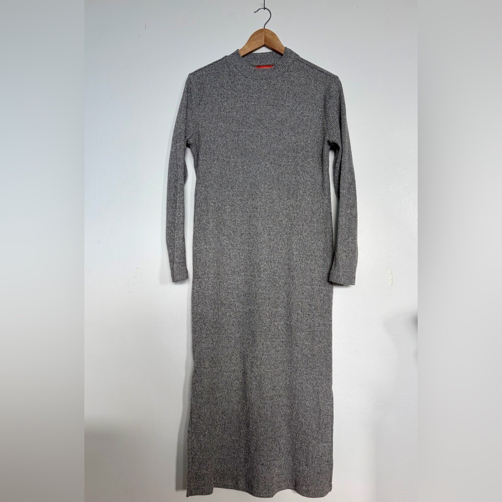 Joe Fresh Heather Gray Long Sleeve Dress